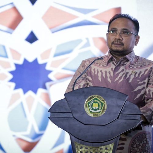 <strong>Buka Rakernas Kemenag 2023, Menag Tegaskan Hilangkan Praktik Korupsi!</strong>